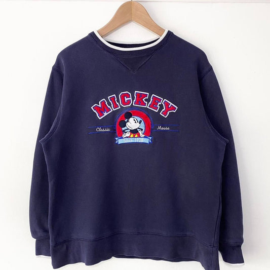 Disneyland Mickey Spell Out 00s Sweatshirt (S)