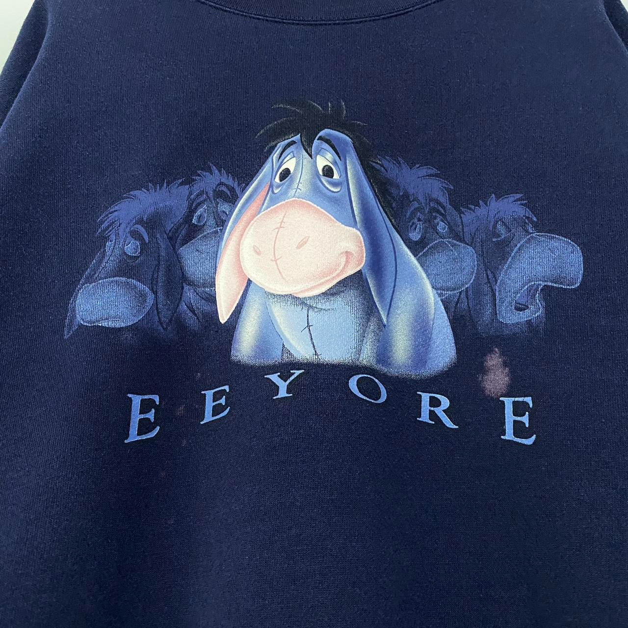 Vintage Eeyore Disney Store Distressed Sweatshirt (XL)