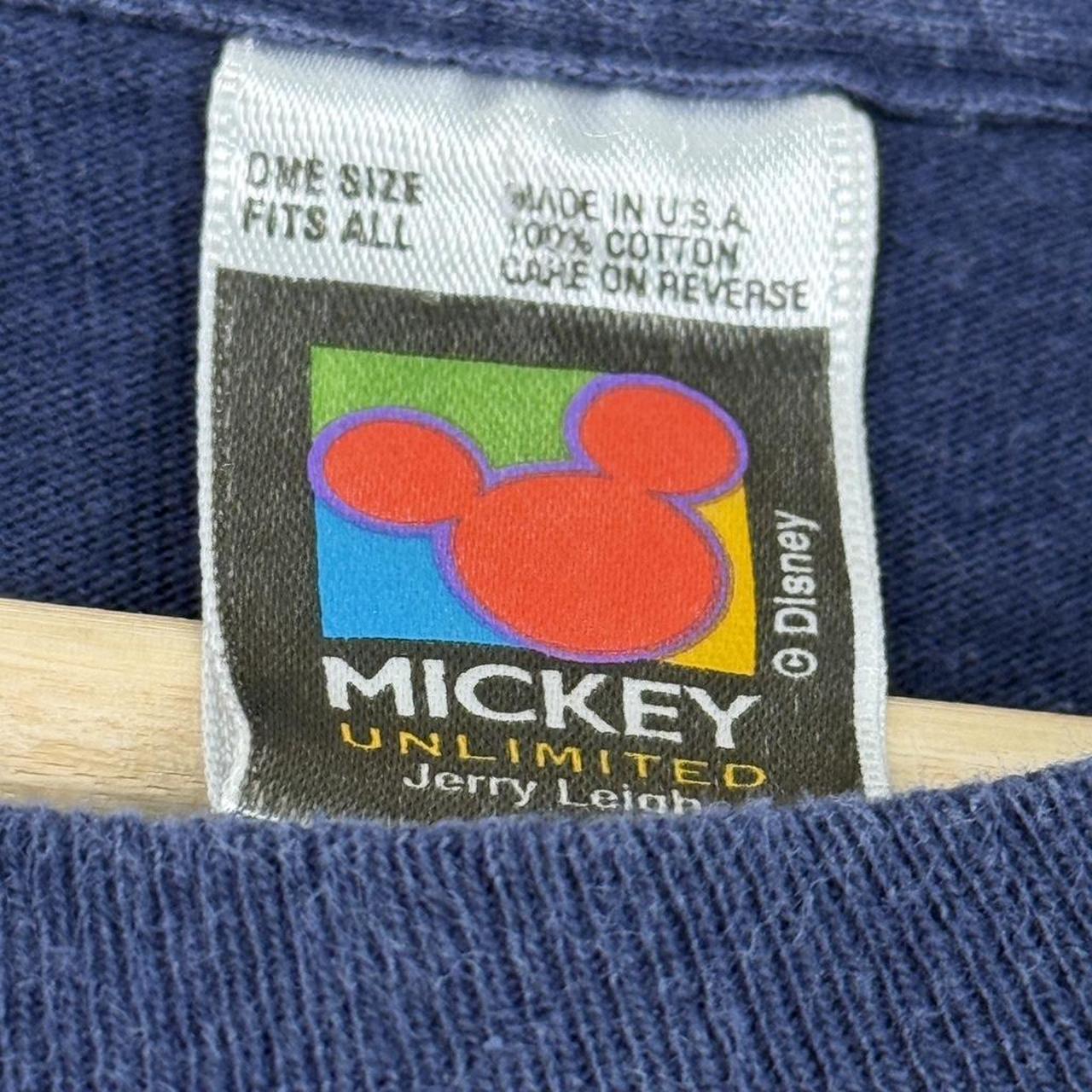 Vintage 90s Mickey & Minnie Bon Voyage Navy T Shirt (XL)