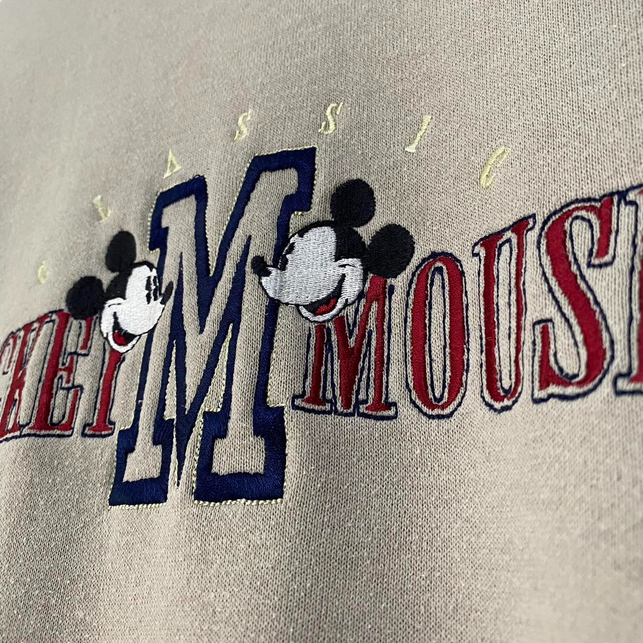 Vintage Mickey Mouse Embroidered 90s Sweatshirt (M)