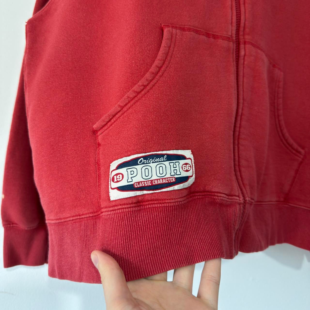 Vintage Pooh 00s Zip Up Hoodie (Boxy M/L)