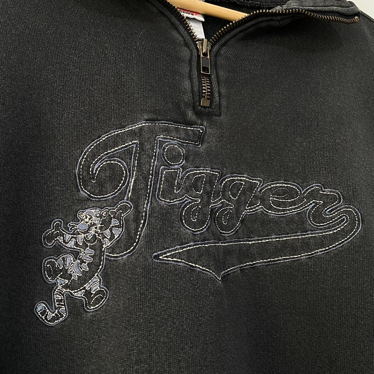 Vintage Tigger Embroidered Quarter Zip (XL)