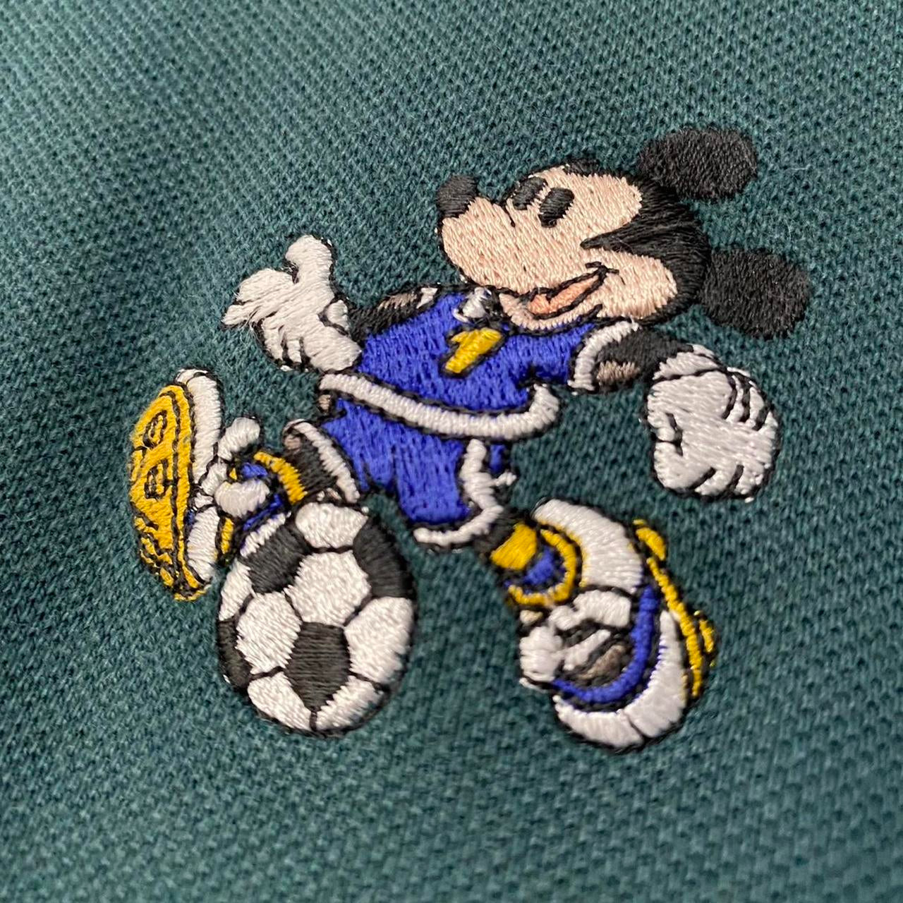 Vintage Mickey Football 90s Polo Shirt (XXL)