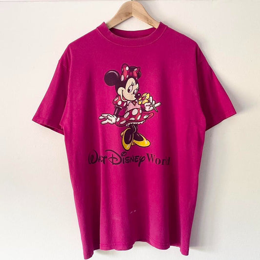 Vintage Minnie Mouse Disney World 90s T Shirt (L)