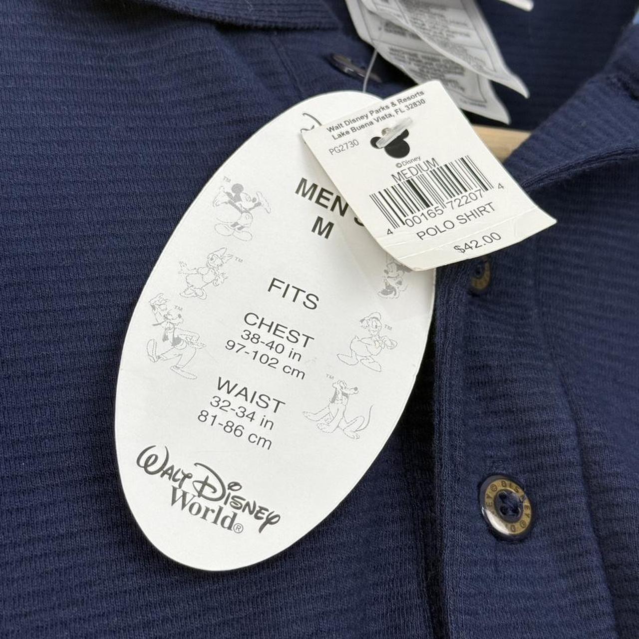 Vintage 00s Disney Theme Parks Walt Disney World Navy Polo Shirt (M)