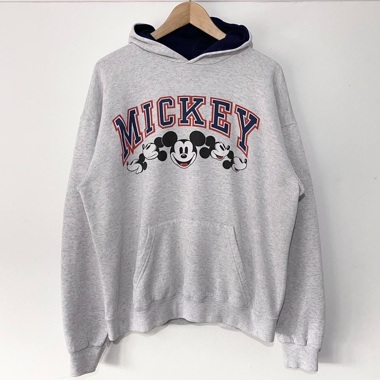 Vintage Mickey Spell Out 90s Hoodie (L)