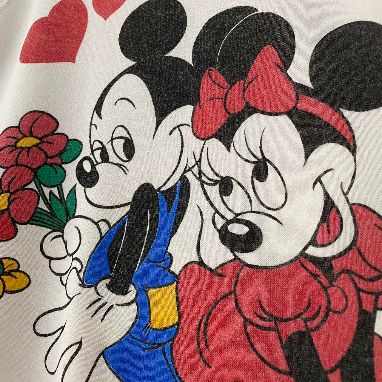 Vintage Mickey & Minnie Love 80s Sweatshirt (S)