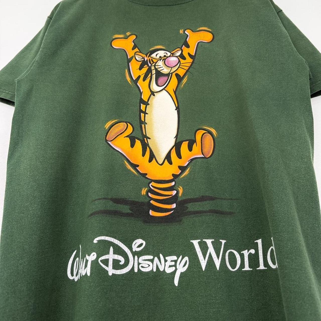 Vintage 00s Tigger Walt Disney World Green T Shirt (M)