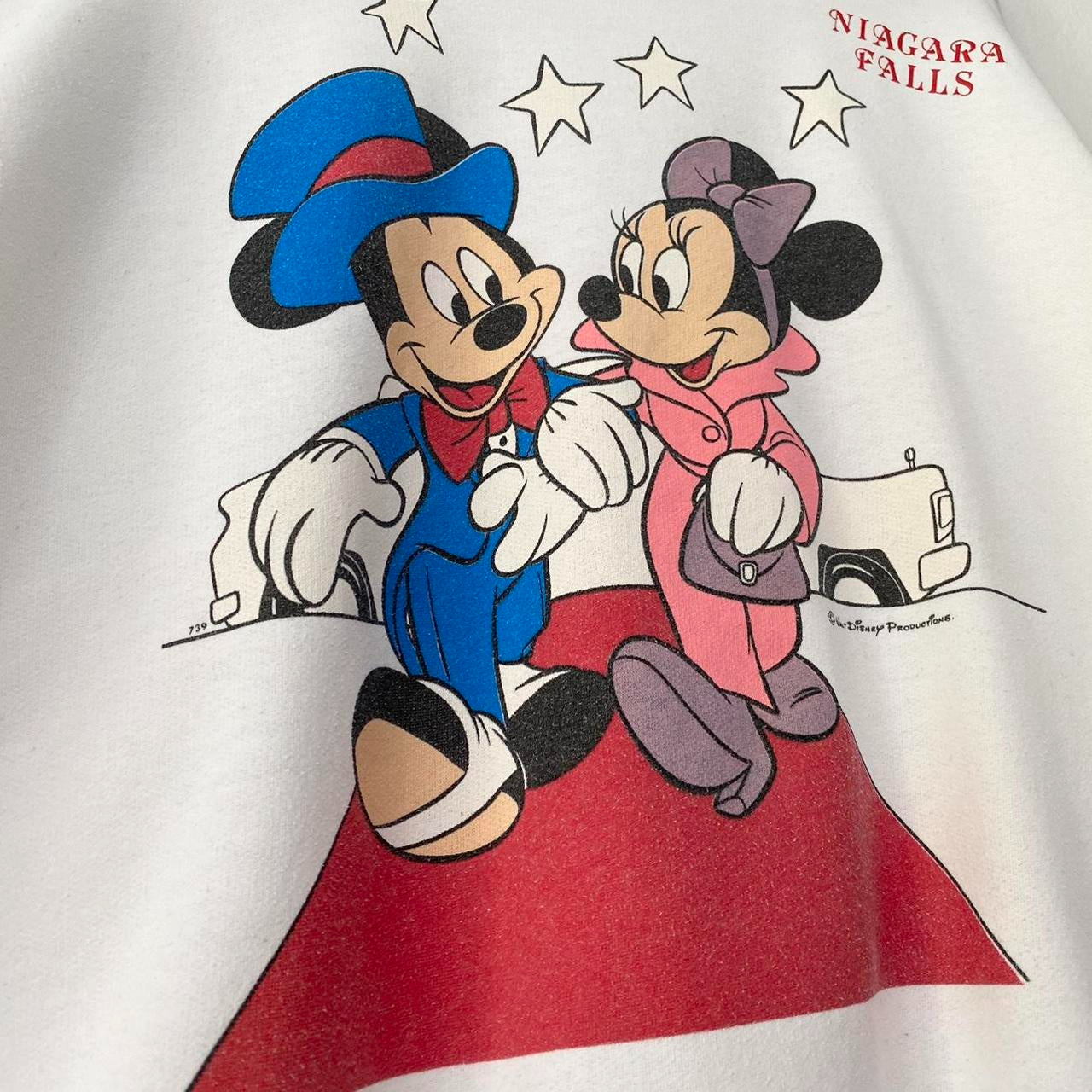 Vintage Mickey & Minnie Niagara Falls 80s Sweatshirt (Petite L)