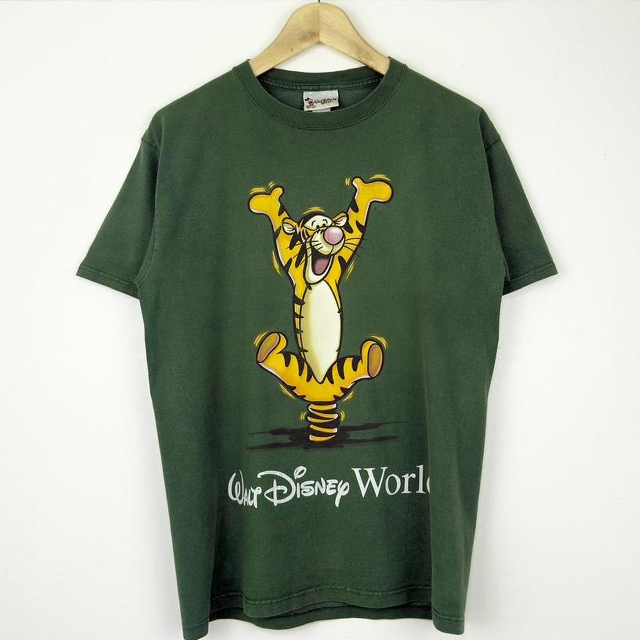 Vintage 00s Tigger Walt Disney World Green T Shirt (M)