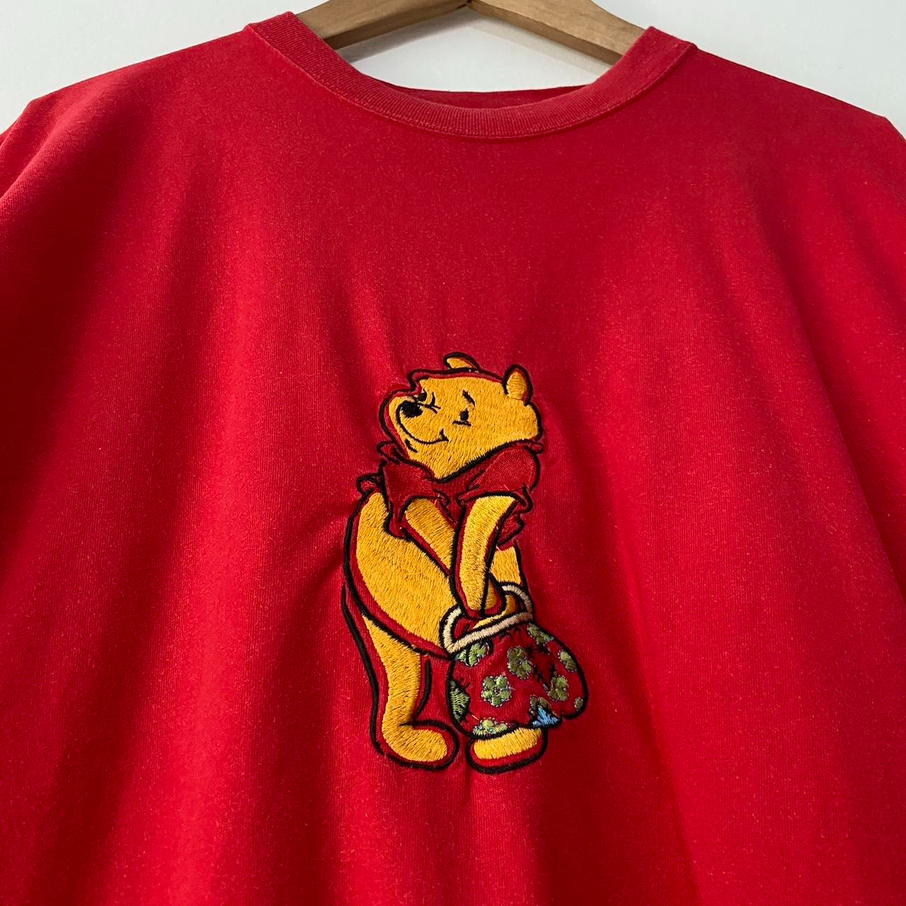 Vintage Winnie The Pooh Embroidered 90s T Shirt (XL)