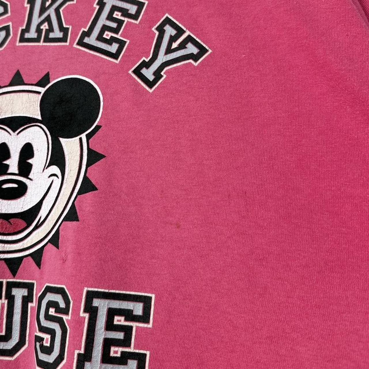Vintage 90s Mickey Mouse Authentic Sport Pink T Shirt (XL)