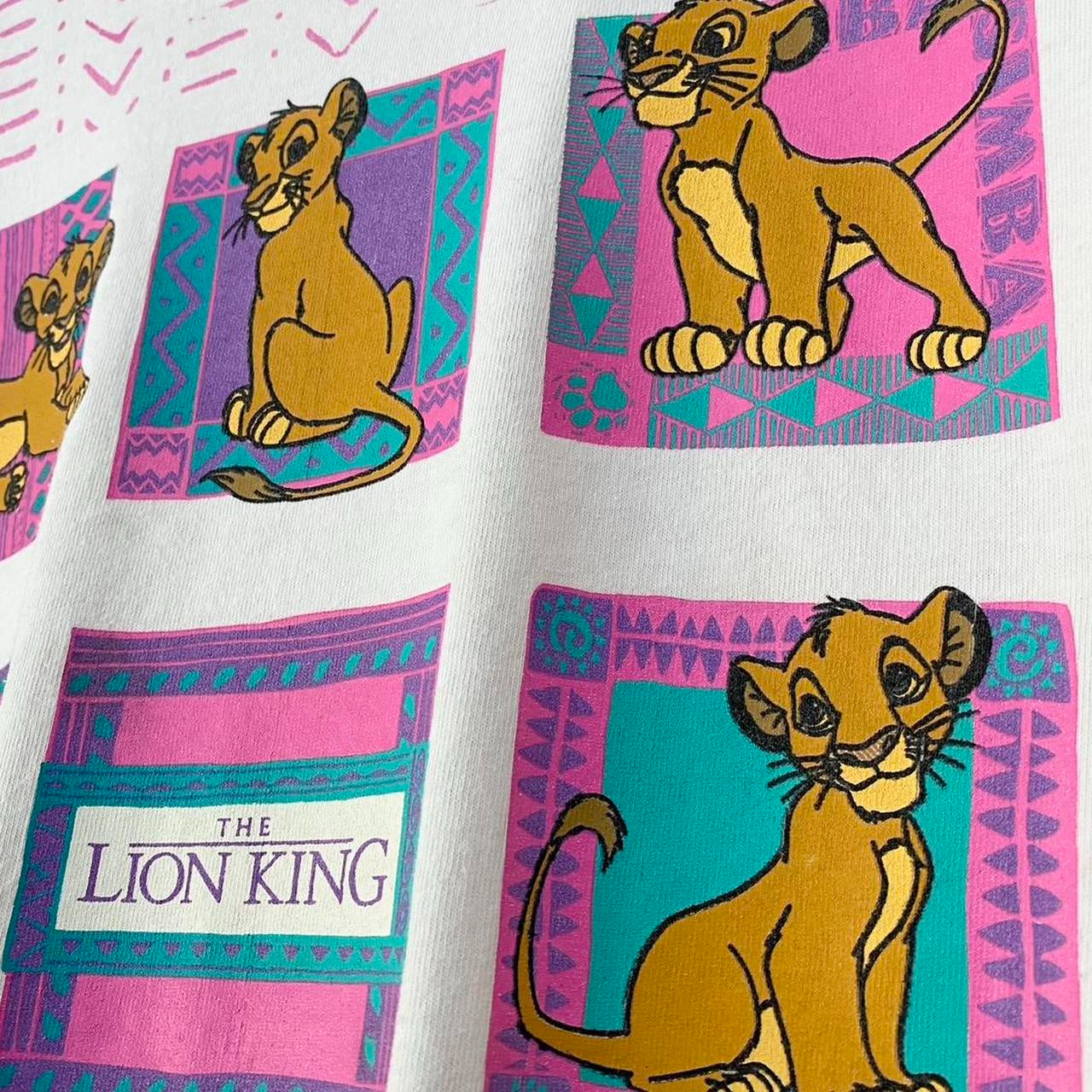 Vintage The Lion King Simba 90 T Shirt (Petite S)