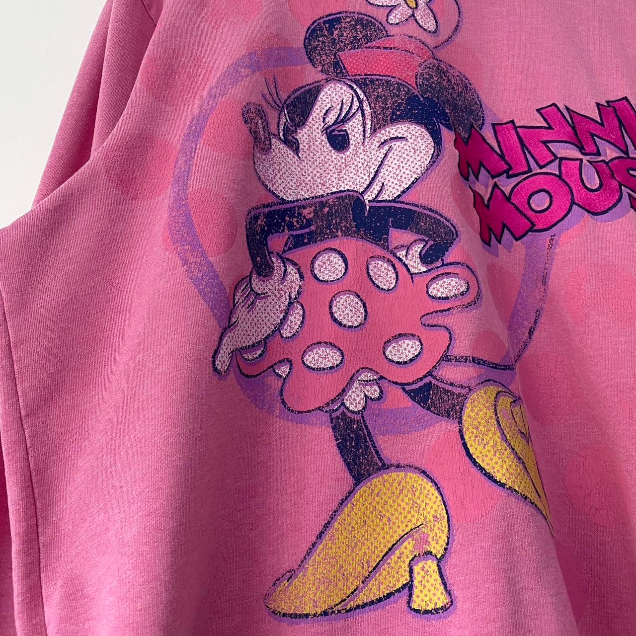 Minnie Mouse Pink Sweatshirt (XL)