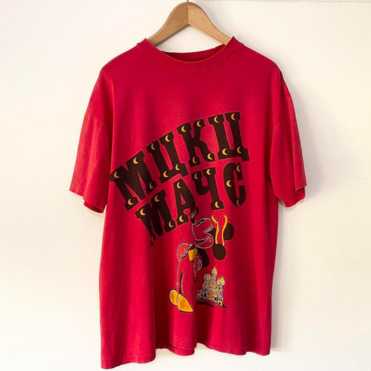 Vintage Mickey Mouse Russia 90s T Shirt (L)