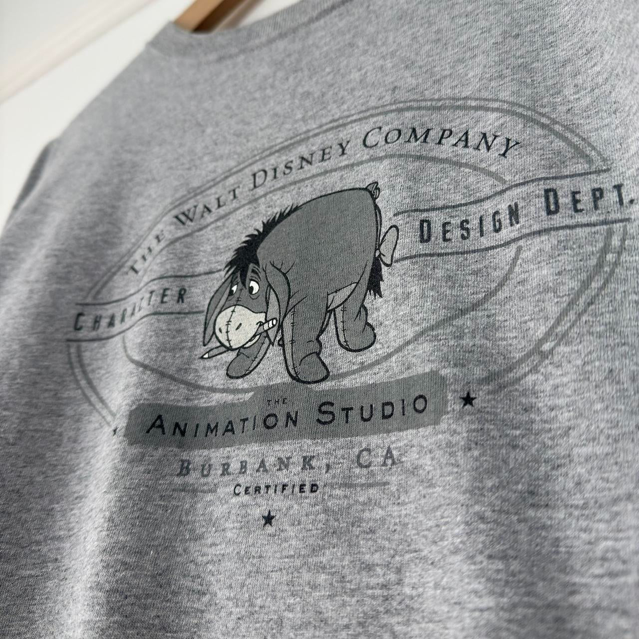 Vintage Disney Animation Studio Eeyore 00s T Shirt (M)