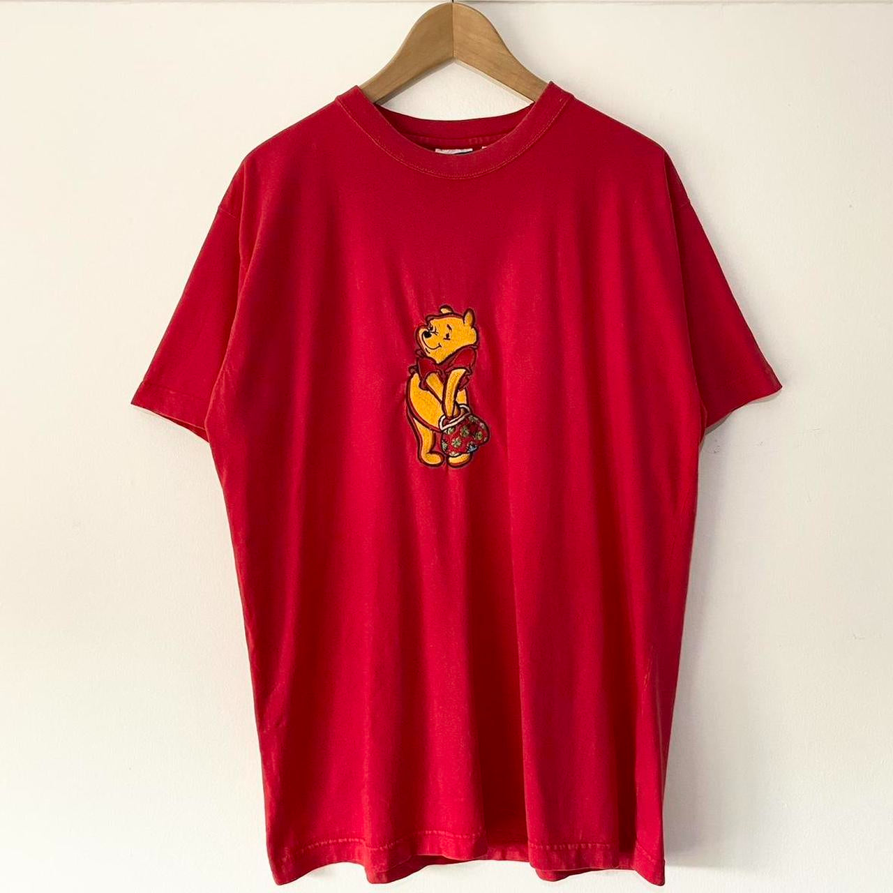 Vintage Winnie The Pooh Embroidered 90s T Shirt (XL)