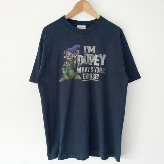 I'm Dopey, What's Your Excuse? Disney 00s T Shirt (L)