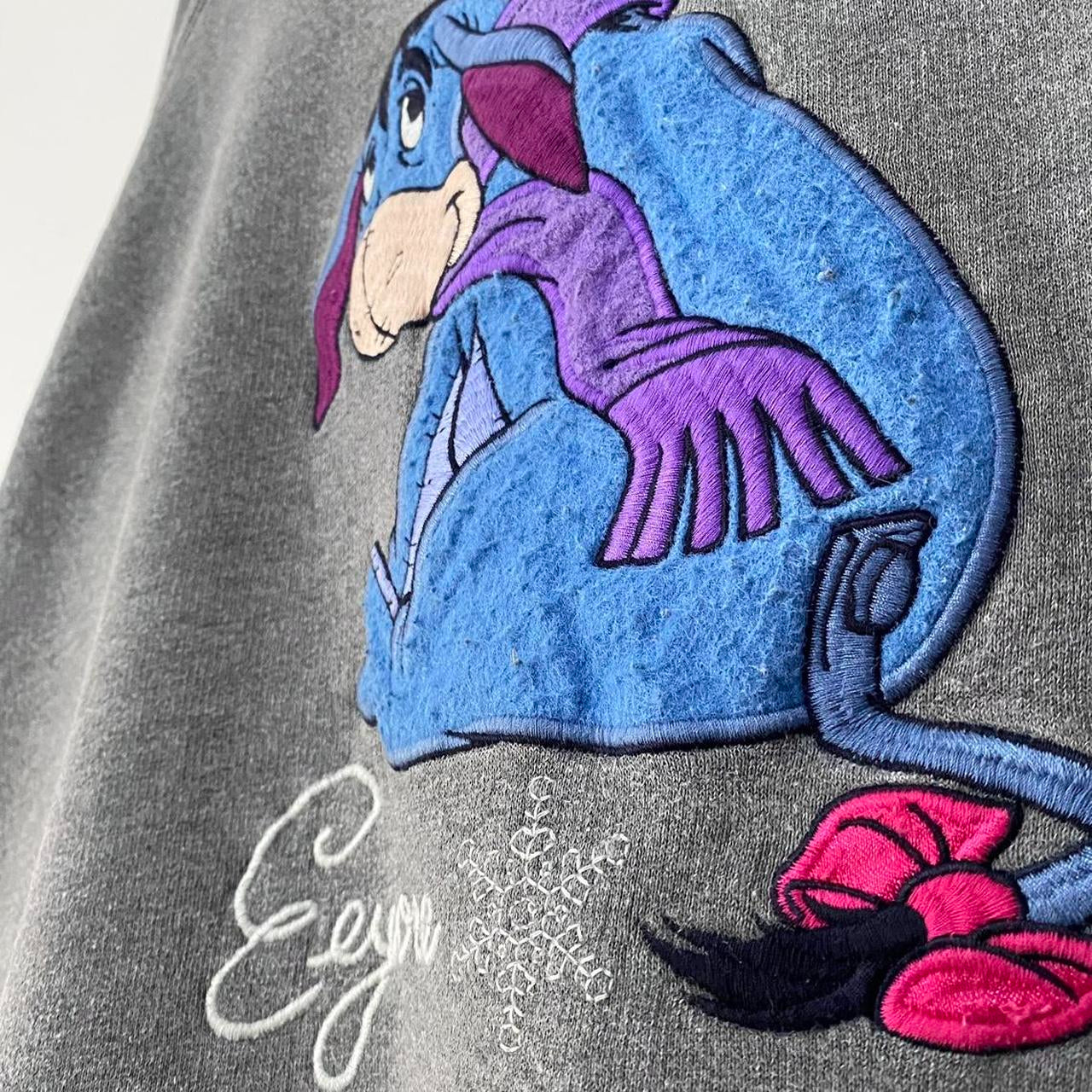 Vintage Eeyore Winter Scarf Sweatshirt (XL)