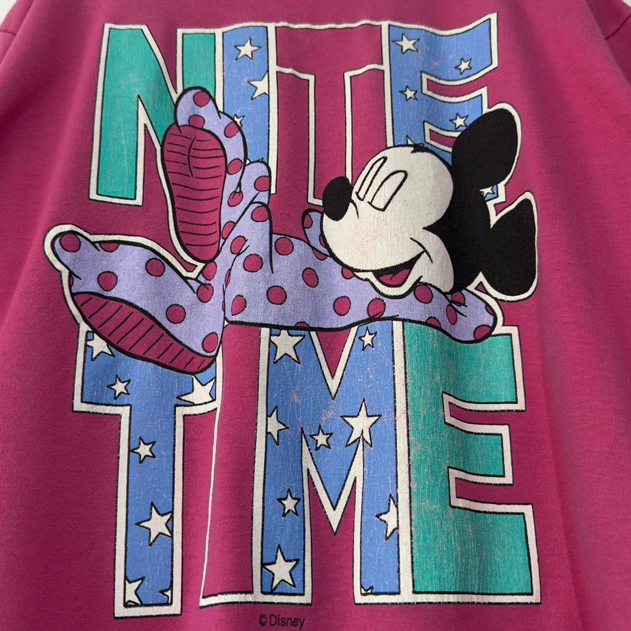 Vintage Mickey Nite Time Sleepwear 90s T Shirt (S)