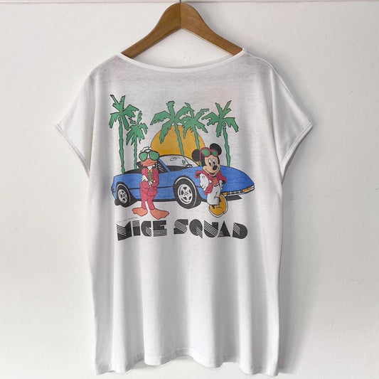 Vintage Mice Squad Disney 80s T Shirt (XL)