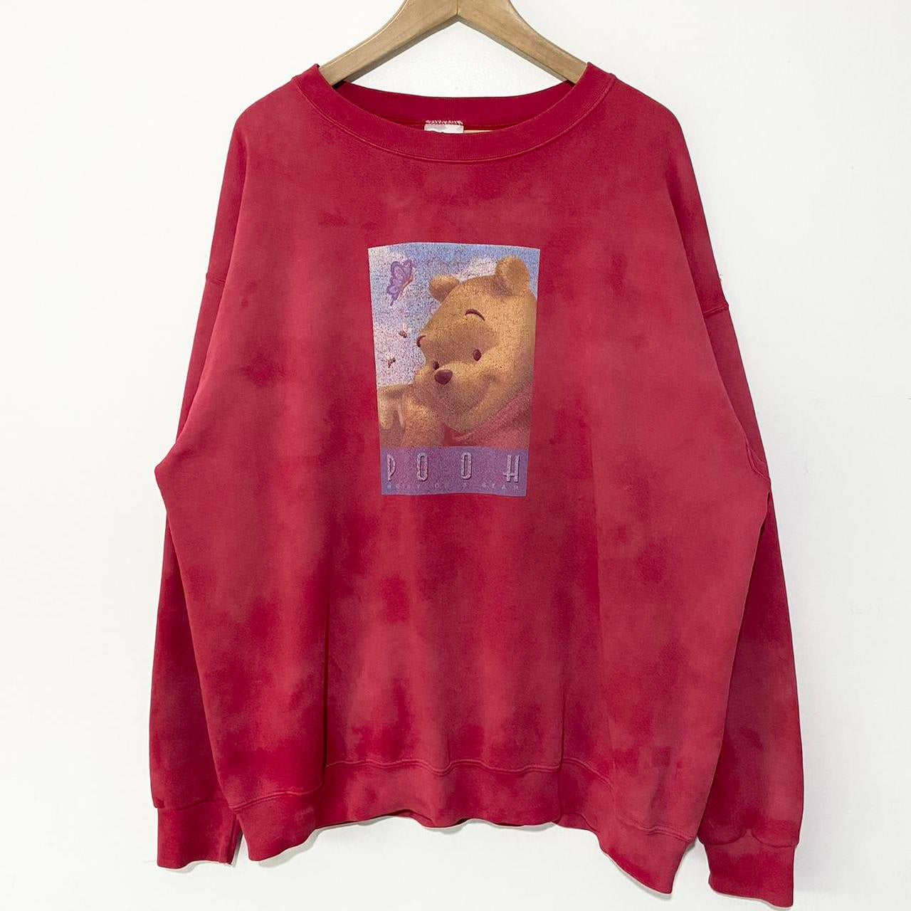 Vintage Pooh Faded 00s Sweatshirt (XL)