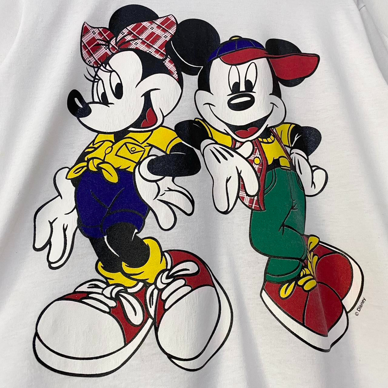 Vintage Mickey & Minnie Mouse 90s T Shirt (S)