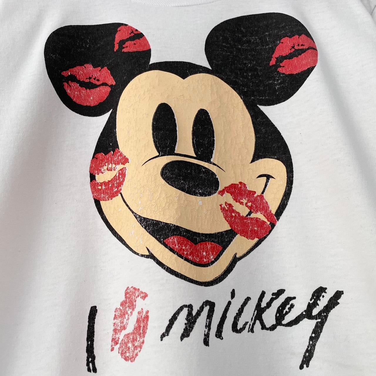 Vintage I Love Mickey 90s T Shirt (M)