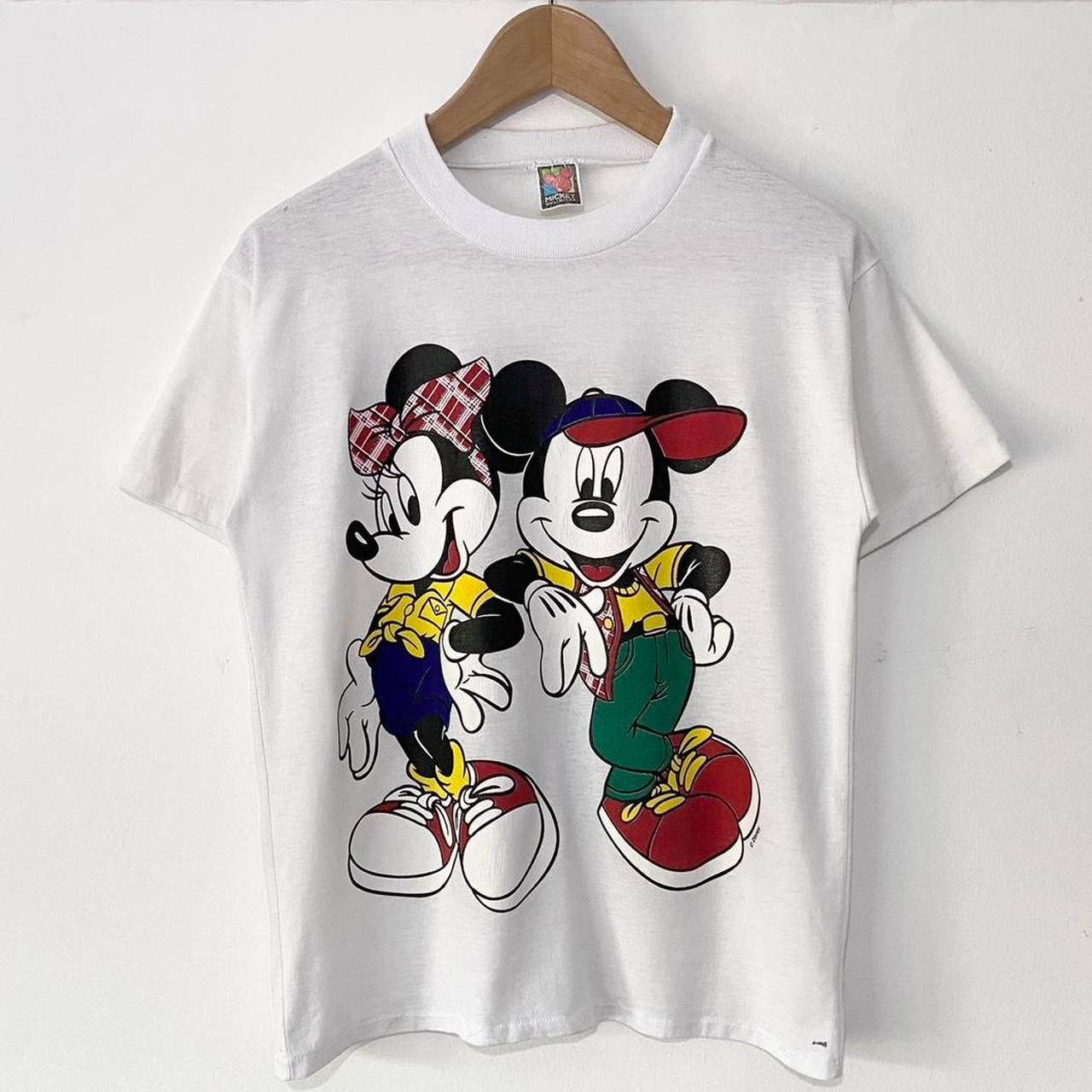 Vintage Mickey & Minnie Mouse 90s T Shirt (S)