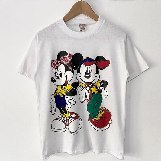 Vintage Mickey & Minnie Mouse 90s T Shirt (S)