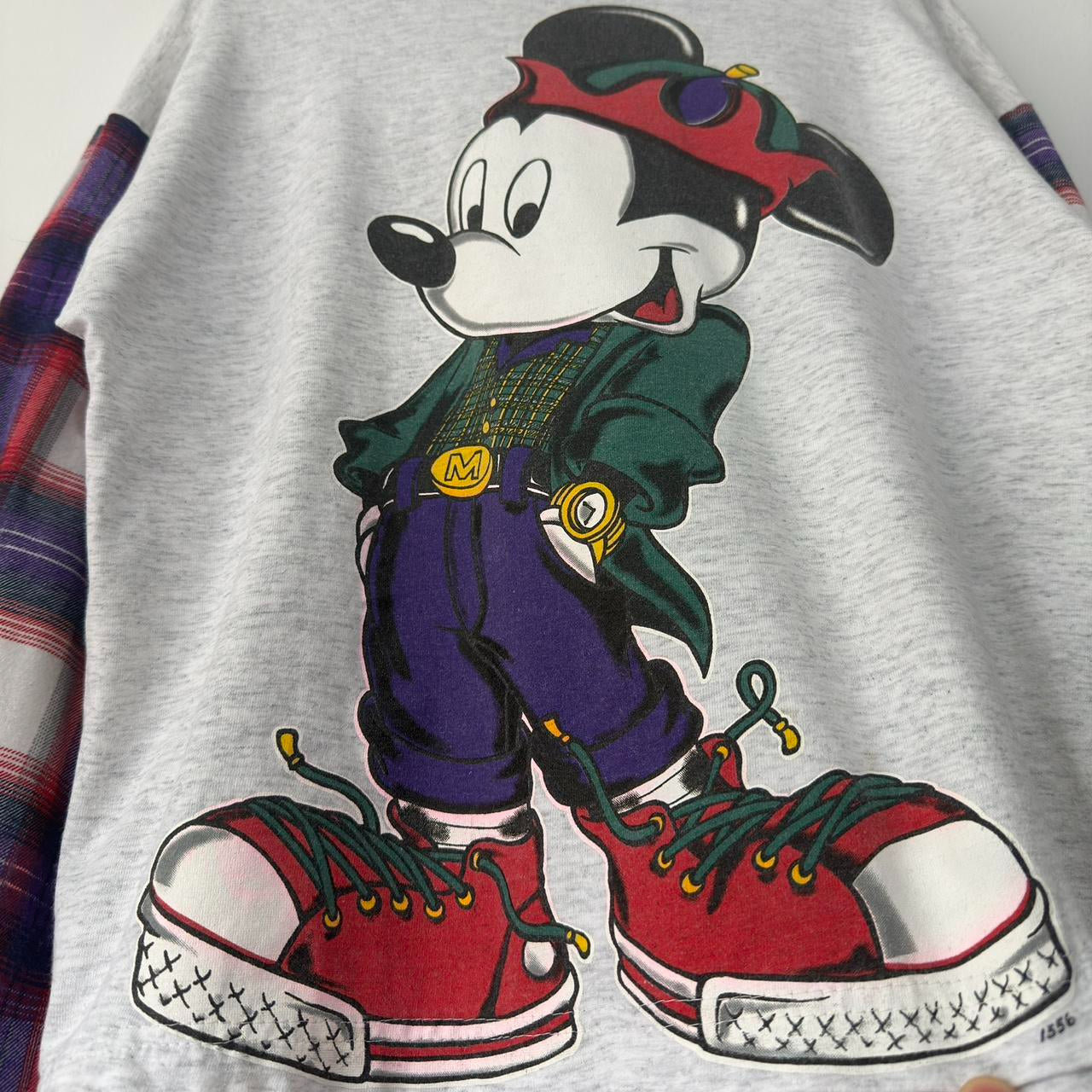Vintage Mickey 90s Hoodie (Petite M)