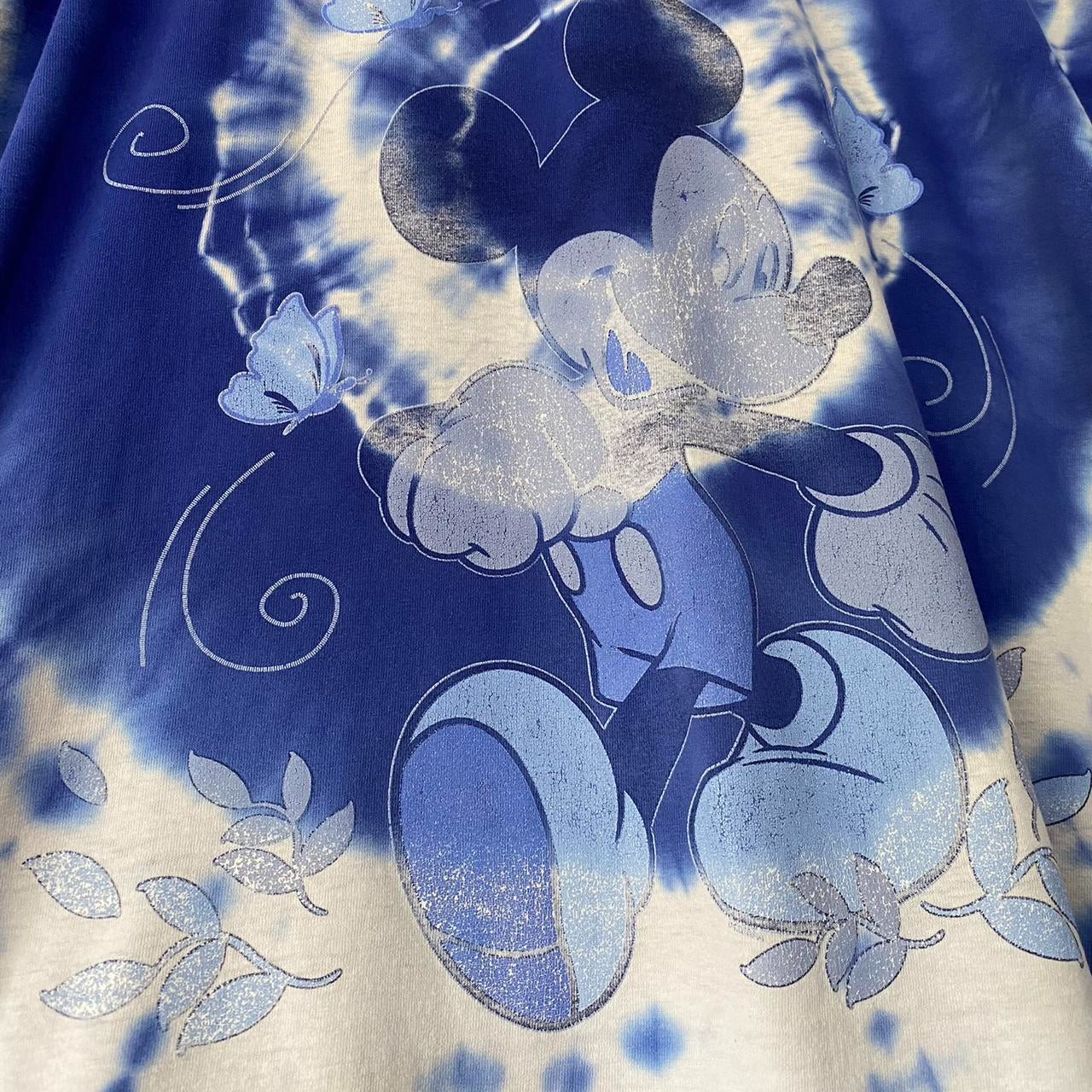 Vintage Mickey & Butterflies Tie Dye T Shirt (XL)