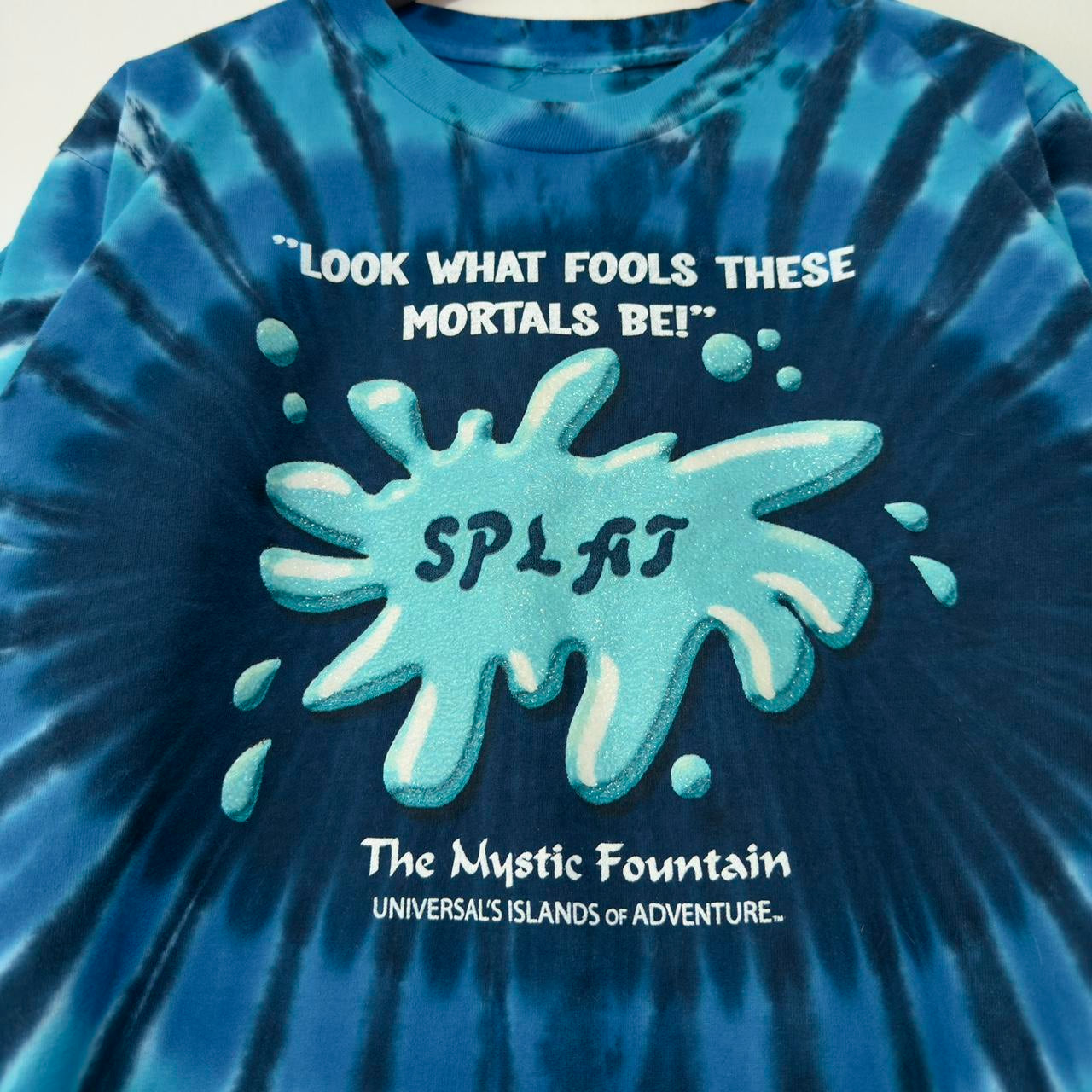 Vintage Mystic Fountain Islands of Adventure Tie Dye T Shirt (S)