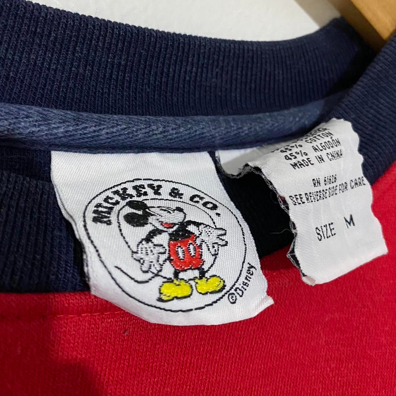 Vintage Mickey Striped 90s Sweatshirt (S)