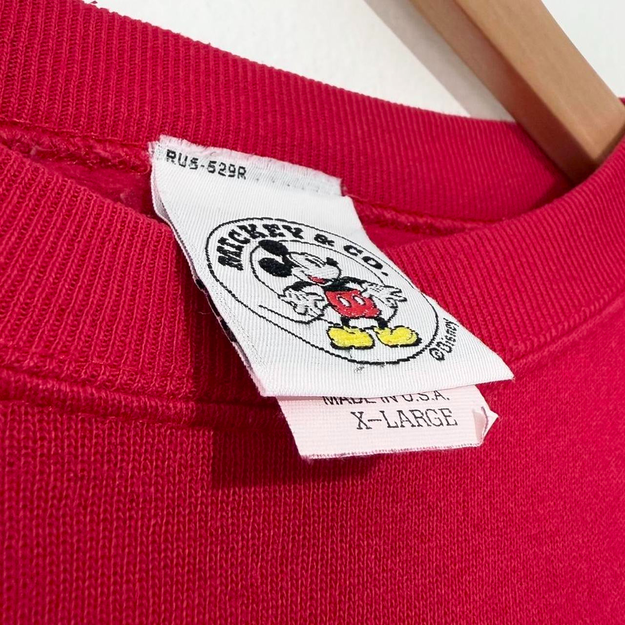 Vintage Mickey Mouse Embroidered 90s Sweatshirt (XL)