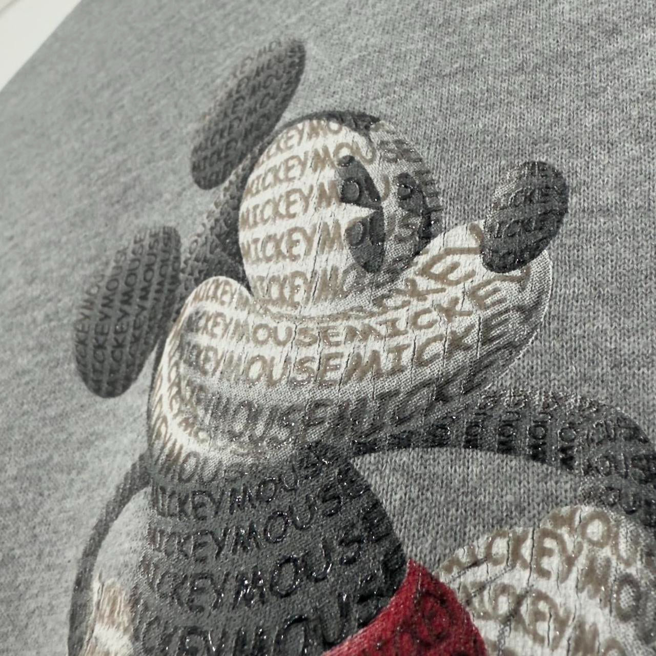 Vintage Mickey Mouse Text 00s Sweatshirt (S)