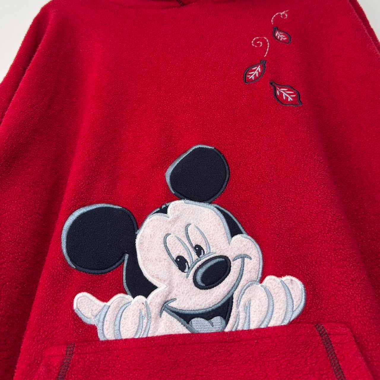 Vintage Mickey & Leaves Fleece Hoodie (Woman's 1X)
