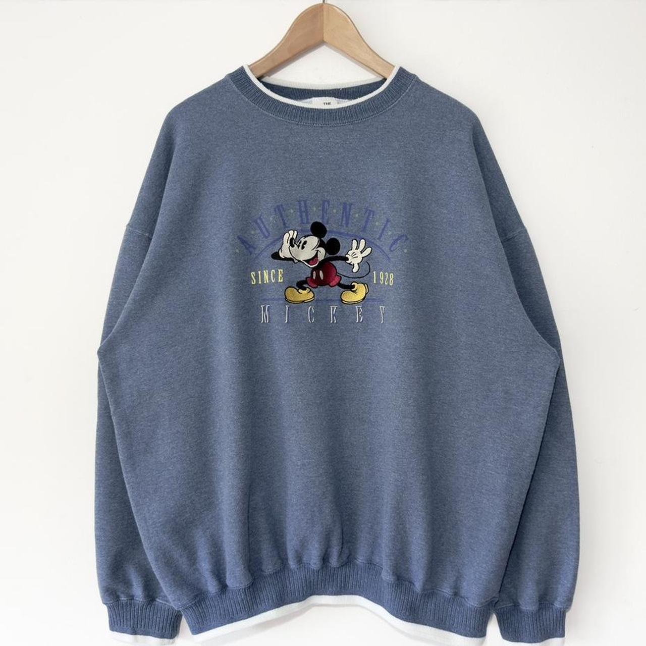 Vintage Mickey Mouse Embroidered 90s Sweatshirt (XXL)