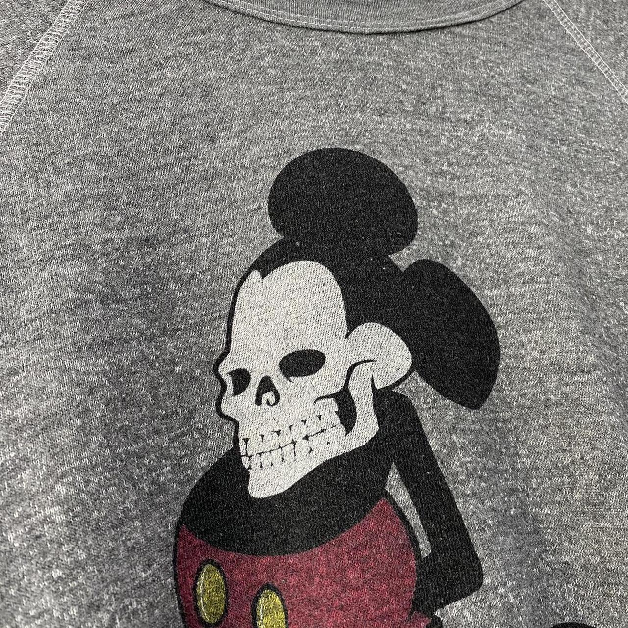 Vintage Mickey Mouse Skull Sweatshirt (M)