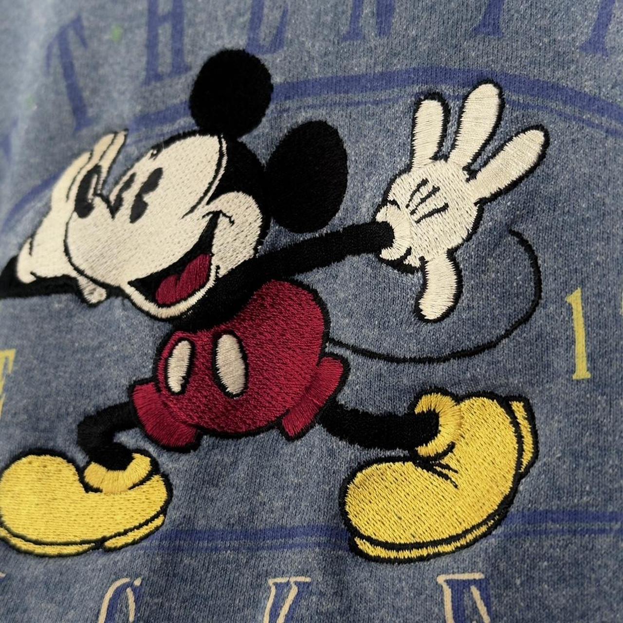 Vintage Mickey Mouse Embroidered 90s Sweatshirt (XXL)