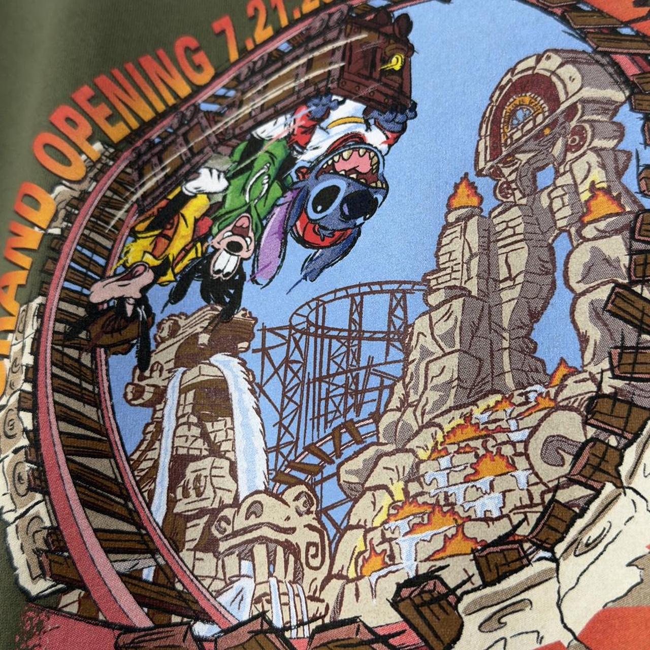Vintage Raging Spirits Grand Opening Tokyo Disney 2005 T Shirt (M)