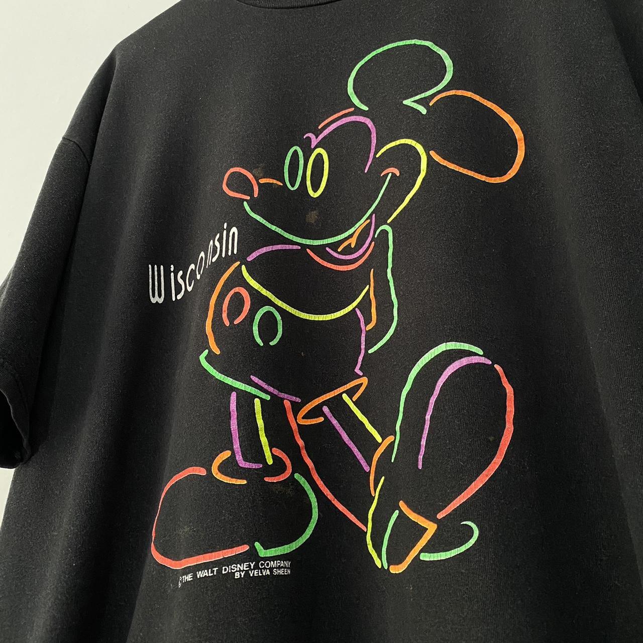 Vintage Mickey Mouse Wisconsin 90s T Shirt (XL)