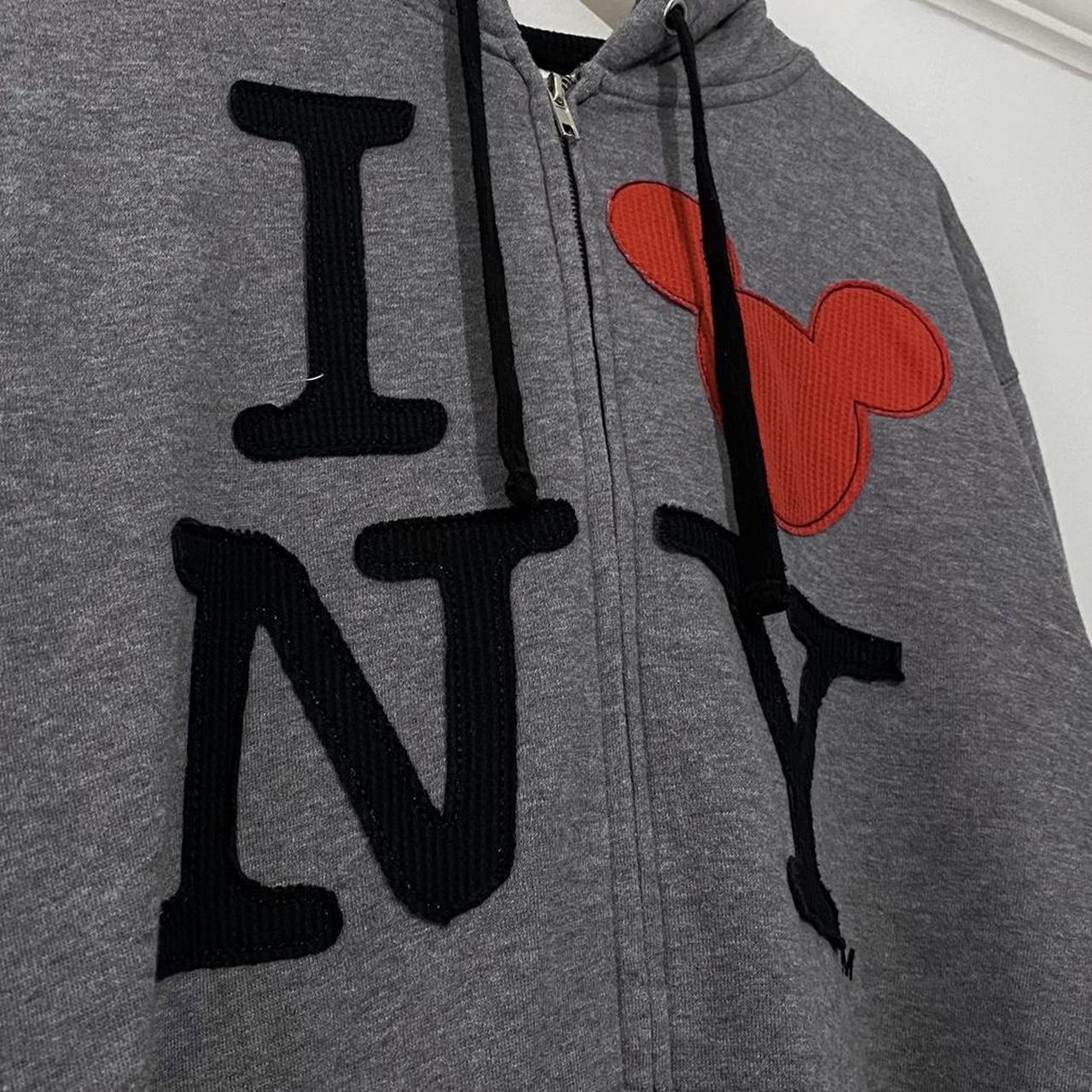 I Love New York Mickey Mouse Hoodie (L)