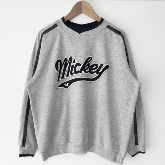 Vintage Mickey Distressed 90s Sweatshirt (Boxy L/XL)