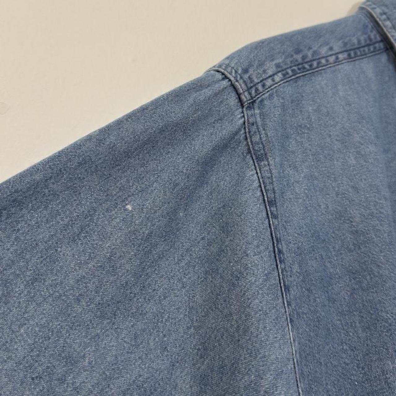Vintage Mickey Embroidered 90s Denim Shirt (L)