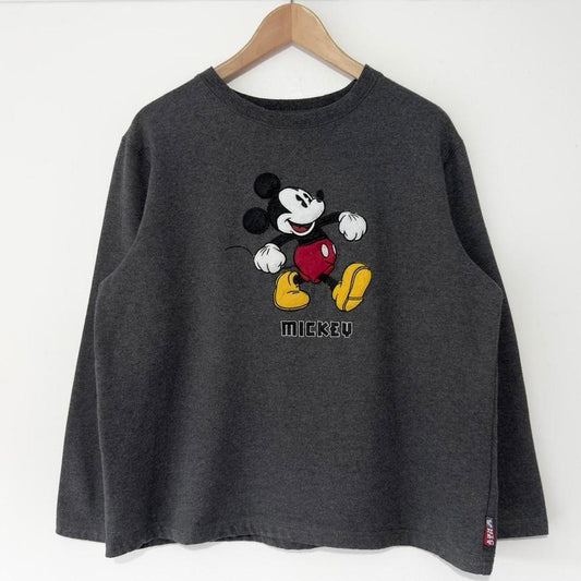 Mickey Mouse Embroidered 00s Sweatshirt (M)