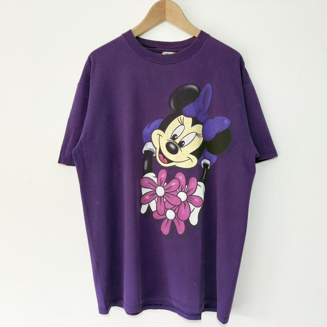 Vintage Minnie Flowers Disney 90s T Shirt (XL)