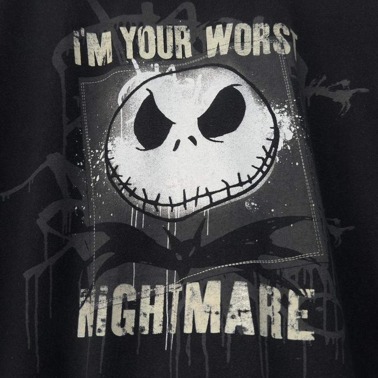 Vintage Jack Skellington Nightmare Before Christmas 00s T Shirt (XL)