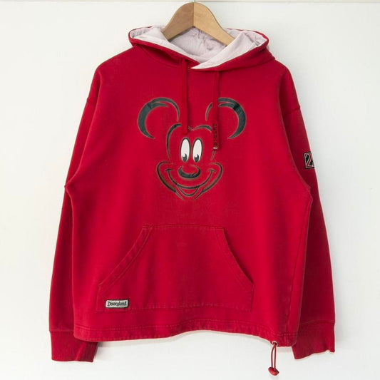 Vintage Mickey Mouse Face 00s Hoodie (S)