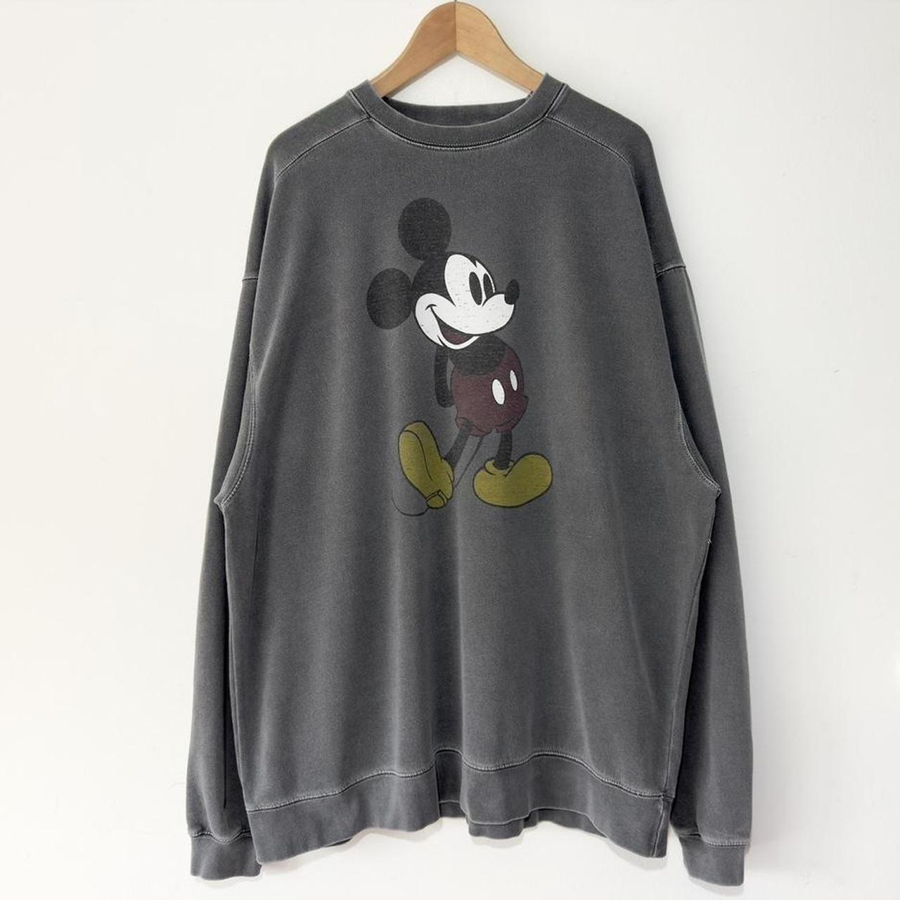 Vintage Mickey Mouse Grey 00s Sweatshirt (XXL)